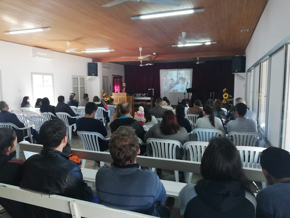 Igreja alemã localizada na região do Chaco