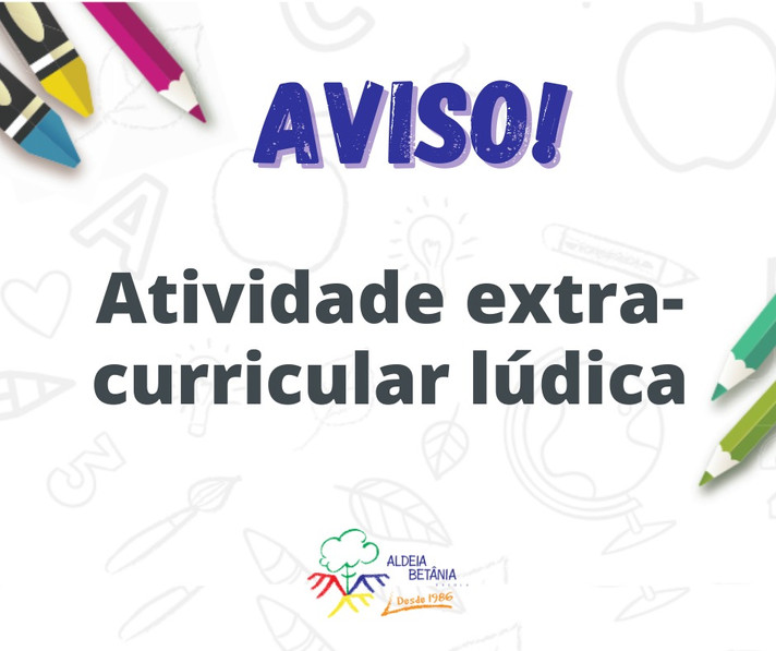 ATIVIDADE EXTRACURRICULAR LÚDICA