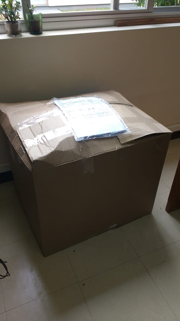 Segunda leva de esponjas usadas para a reciclagem