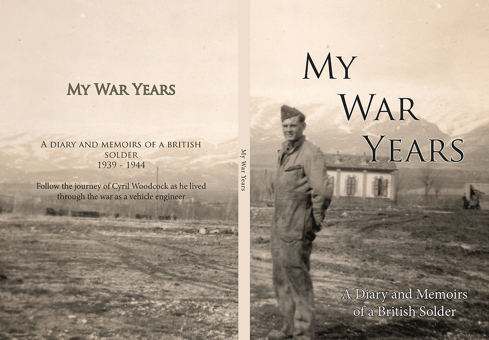 Complete Book Cover 'My War Years'