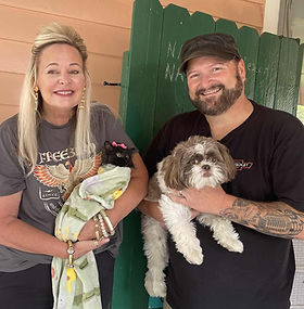 Dana Hayes & her husband, Zydeco Singer/Pianist Donald Hayes came 8/11/25 from Carthage TX for our Ragamuffin: Monet Francois Fruge.