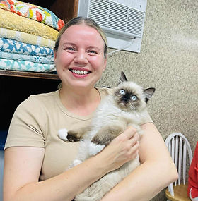 Kasia Katarzyna Pretkowska of Cumming, Georgia came 8/5/2025 for our Ragamuffin & named him SIMBA.