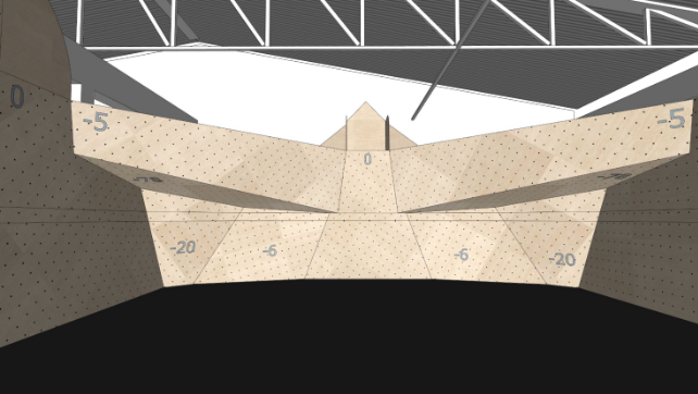 Mur d'escalade Onsite chez Vertikaz, réunion, modélisation