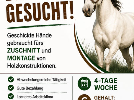 Handwerker dringend gesucht! (w/m/d)