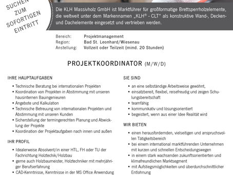 PROJEKTKOORDINATOR (M/W/D)