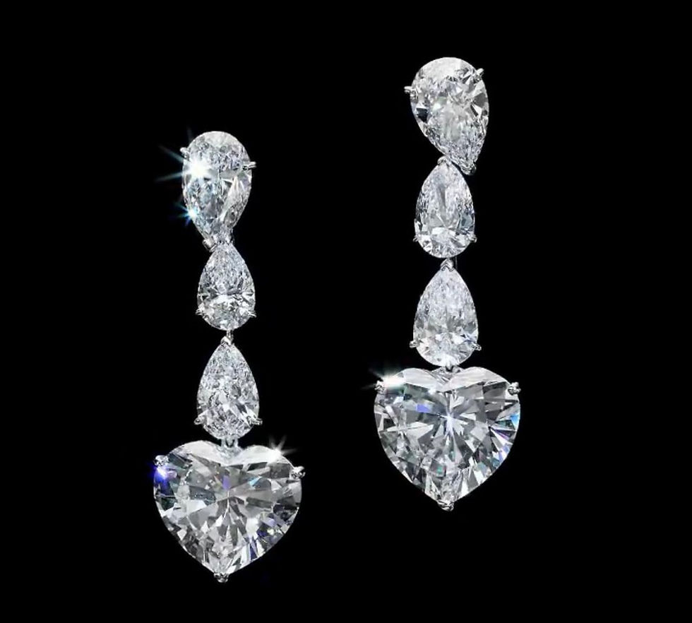Valentine's Day Gifting Guide: Diamond Drop Earrings, Kataria Jewellers
