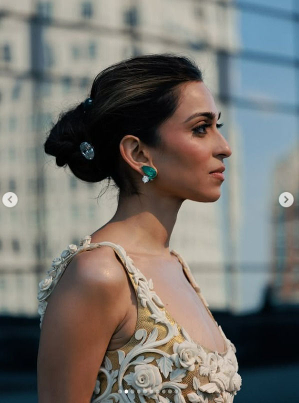 Diya Mehta in bespoke high jewellery pieces by QWEEN