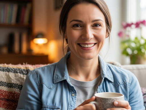 Authentic and humble woman in her 40s