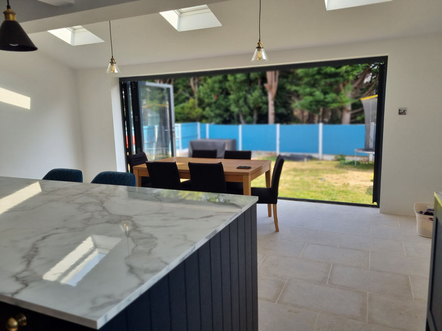 close up of fitted kitchen