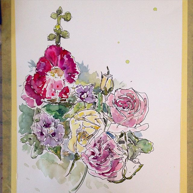 Pintura. Lucas Palomino. Flores