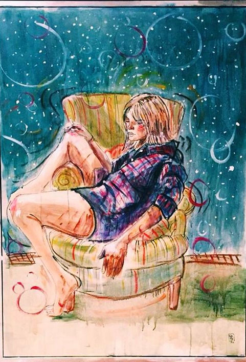 Pintura. Lucas Palomino. Maria