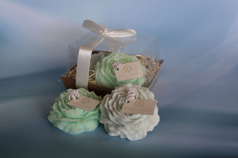 Thumbnail: Peonyrose (Green-White - Set of 2 roses)