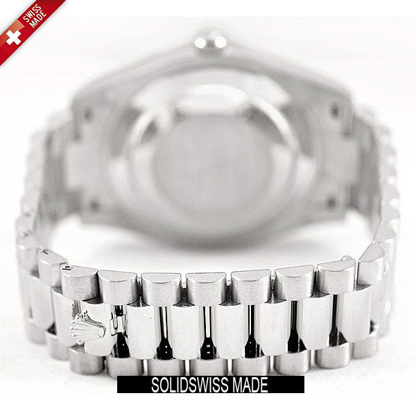 섬네일: Rolex Day-Date II SS Blue Diamonds