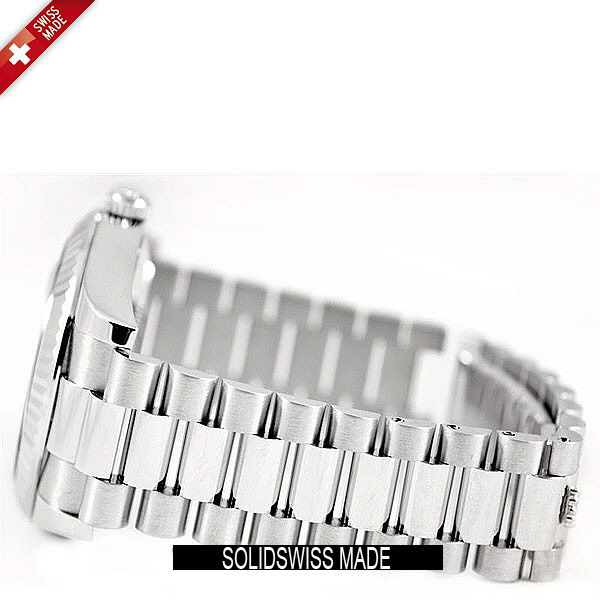 섬네일: Rolex Day-Date II SS Black Diamonds