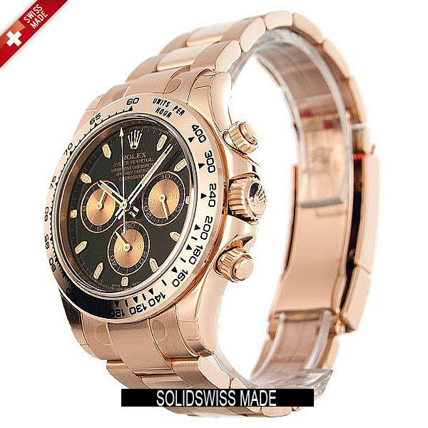 섬네일: Rolex Daytona Rose Gold Black