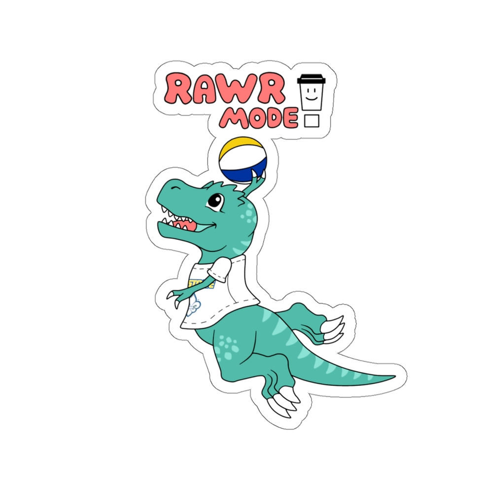 Thumbnail: Limestone University Basketball Rexy Sticker