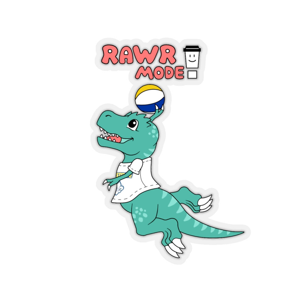 Thumbnail: Limestone University Basketball Rexy Sticker