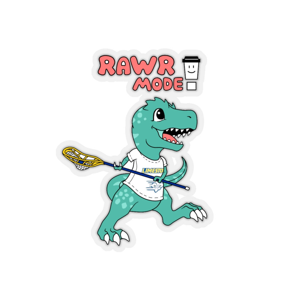 Thumbnail: Limestone University Lacrosse Rexy Sticker
