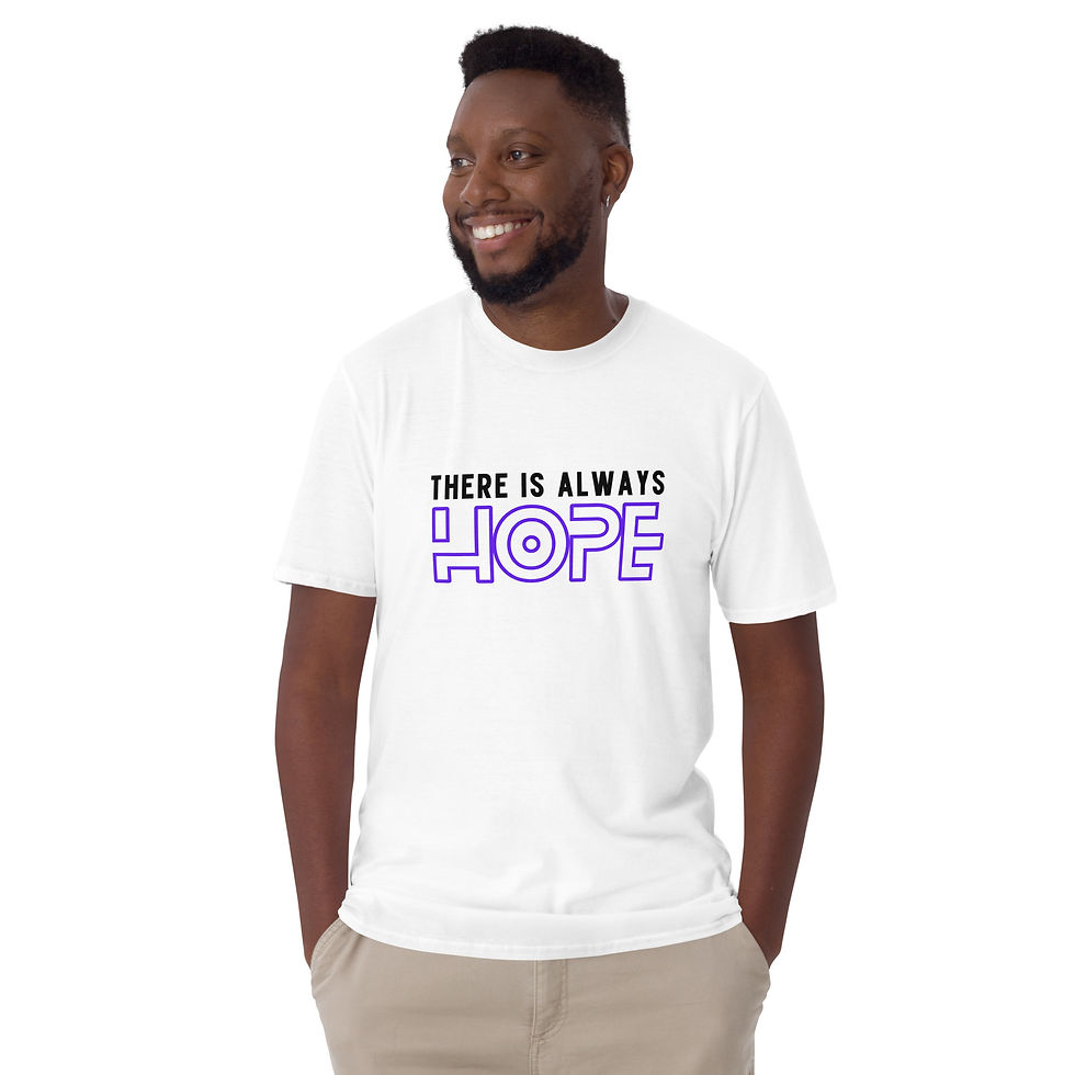 Thumbnail: 'THERE IS ALWAYS HOPE." Short-Sleeve Unisex T-Shirt