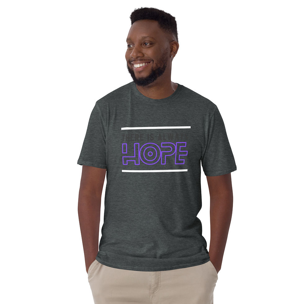Thumbnail: 'THERE IS ALWAYS HOPE." Short-Sleeve Unisex T-Shirt