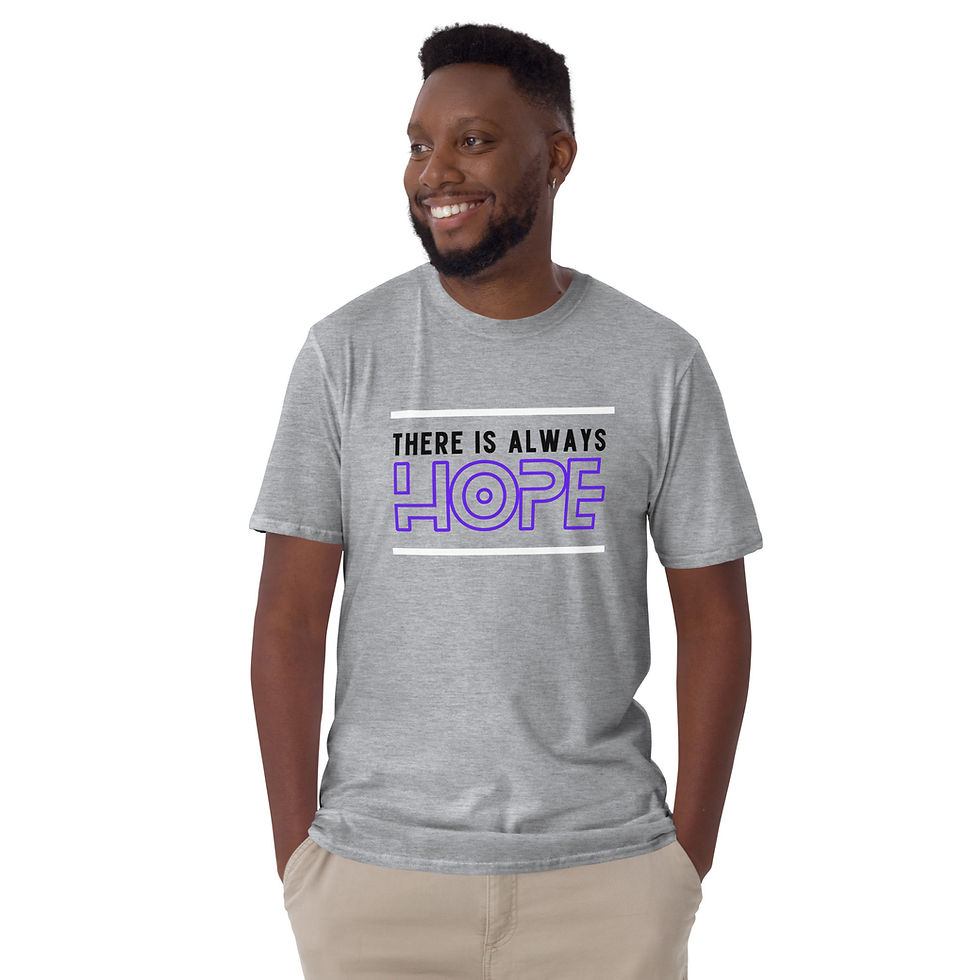 Thumbnail: 'THERE IS ALWAYS HOPE." Short-Sleeve Unisex T-Shirt