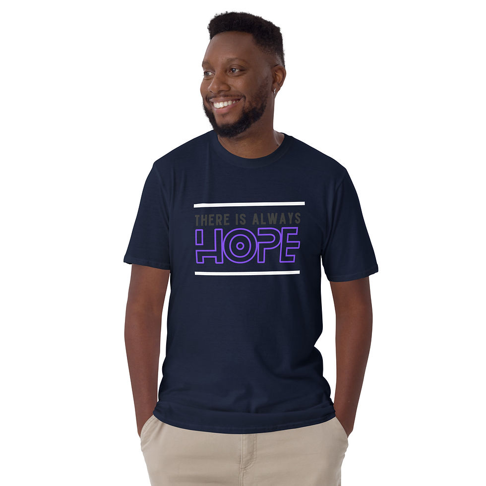 Thumbnail: 'THERE IS ALWAYS HOPE." Short-Sleeve Unisex T-Shirt