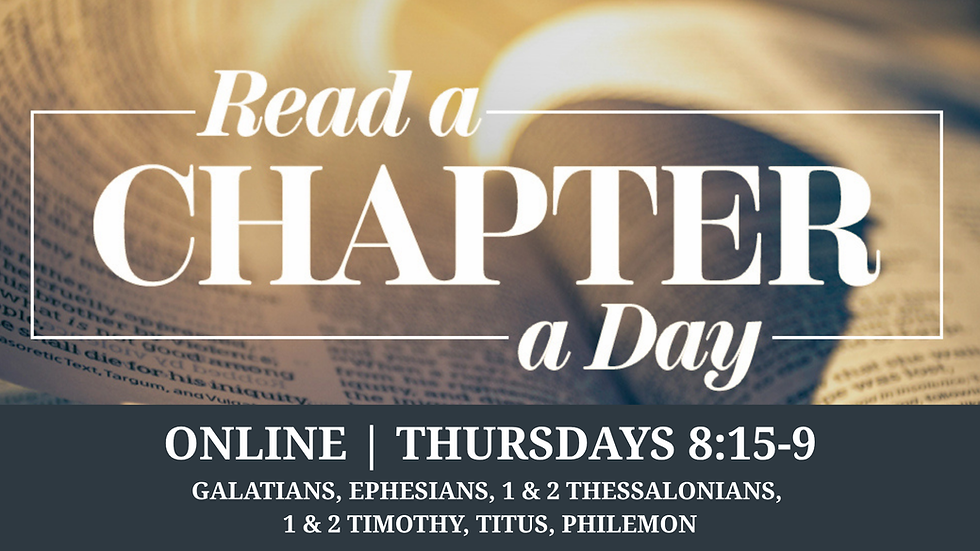 Chapter a Day Reading Group (online)