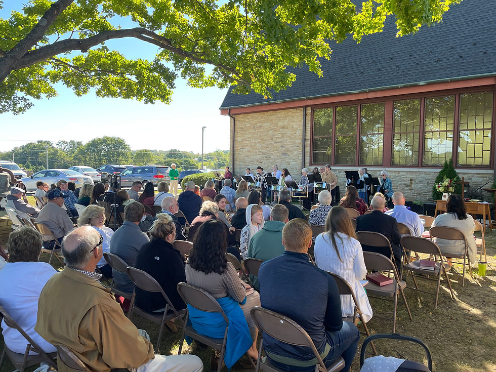 Service on the Lawn & Potluck
