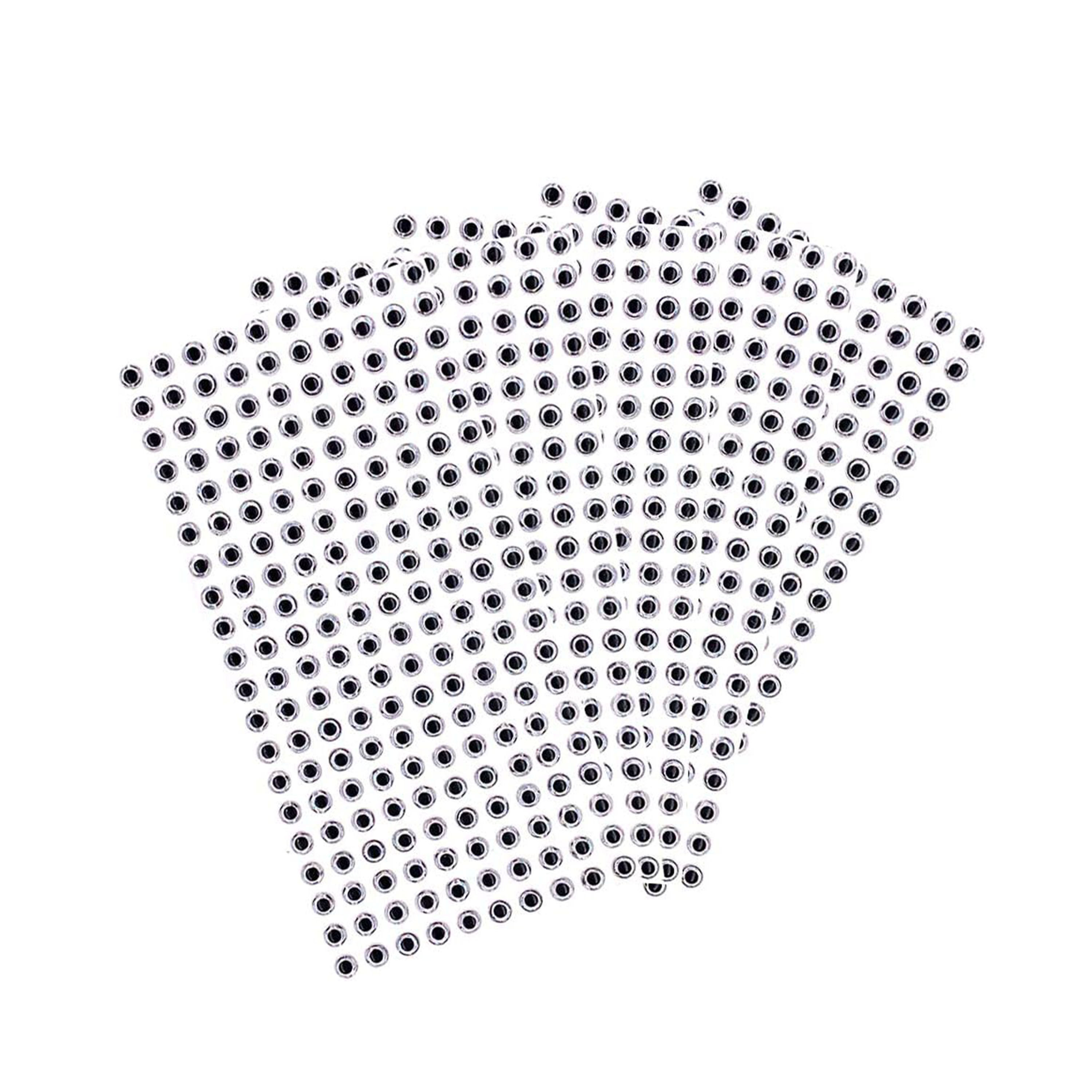 3D Fish Lure Eyes 6mm Silver