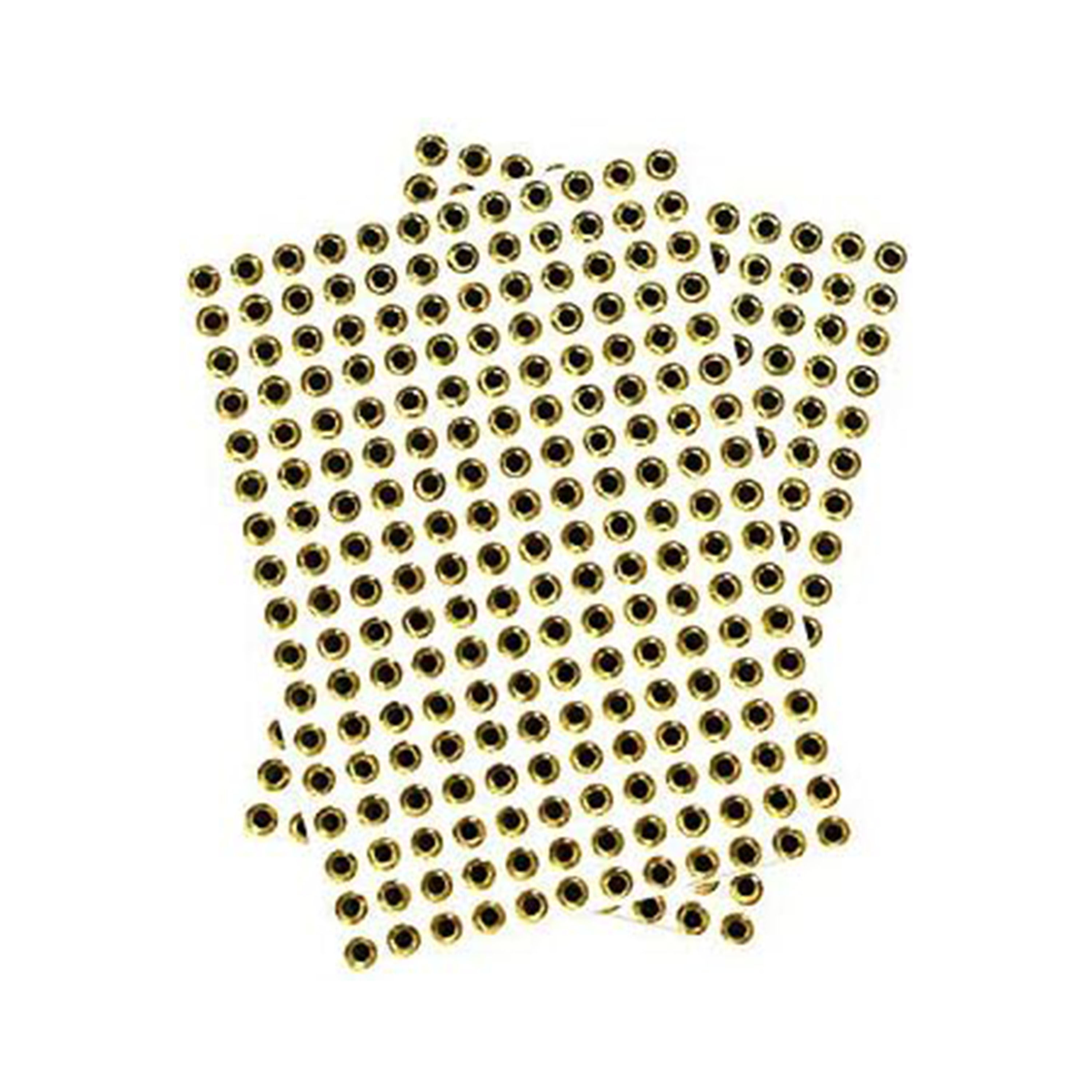 3D Fish Lure Eyes 7mm Gold