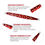 Thumbnail: Sniper Knife Jig, Polka Dot/Crimson Red,300g, 3 Pieces