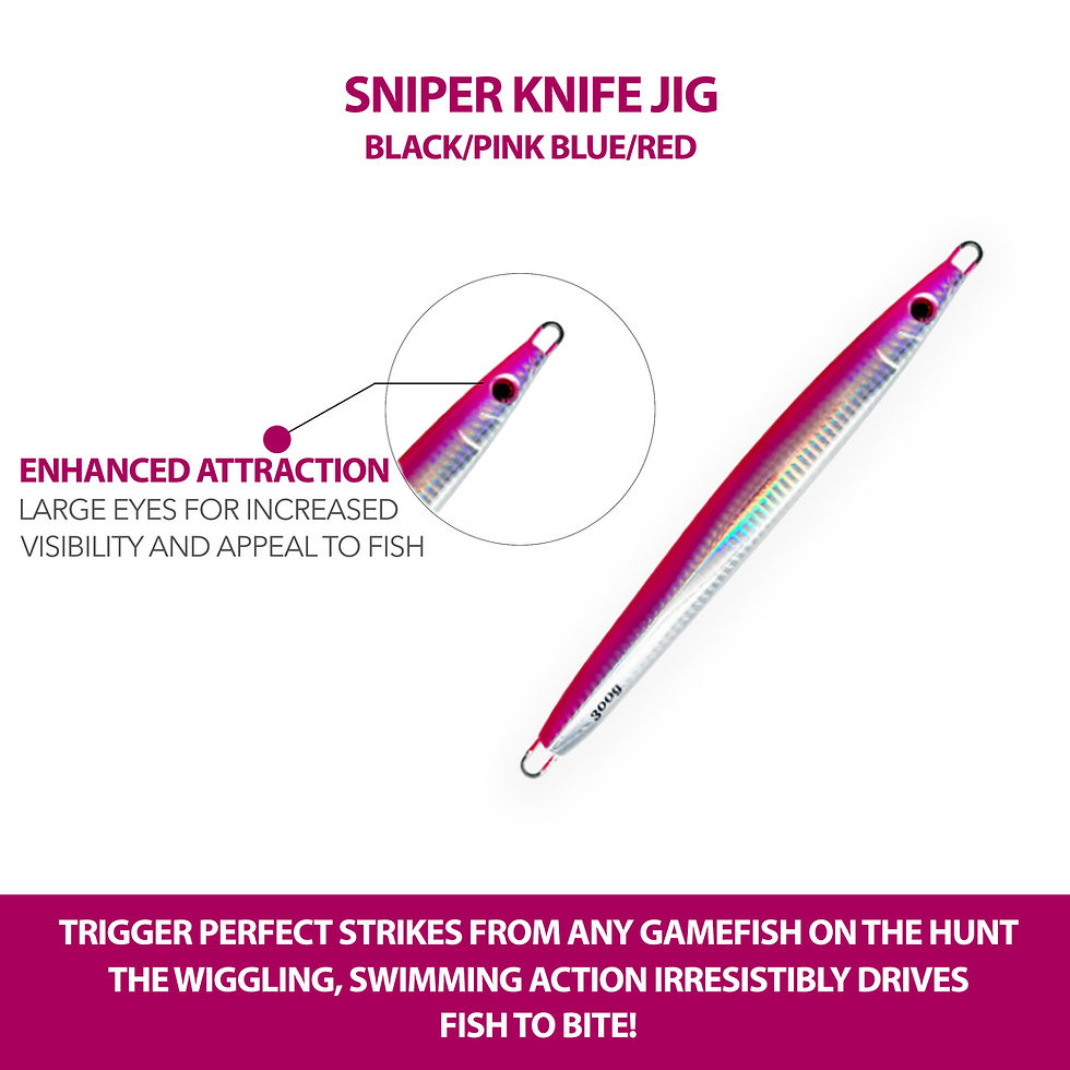 Thumbnail: Sniper Knife Jig 300g 3 Pieces