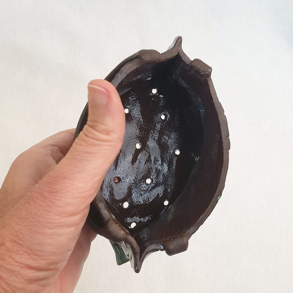 תמונה ממוזערת: copy of תיק קטן בשוקולד מריר וכחול טורקיז