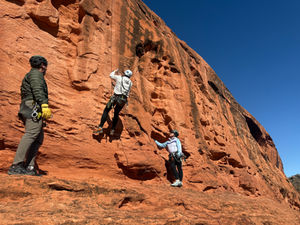 Canyoneering and Rock Climbing Practice Day with Triple S Canyoneering