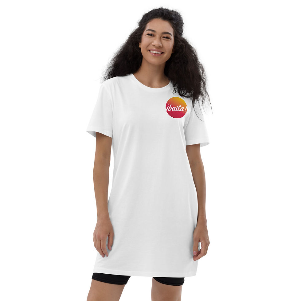 Miniaturbild: BAILA Organic cotton t-shirt dress - White