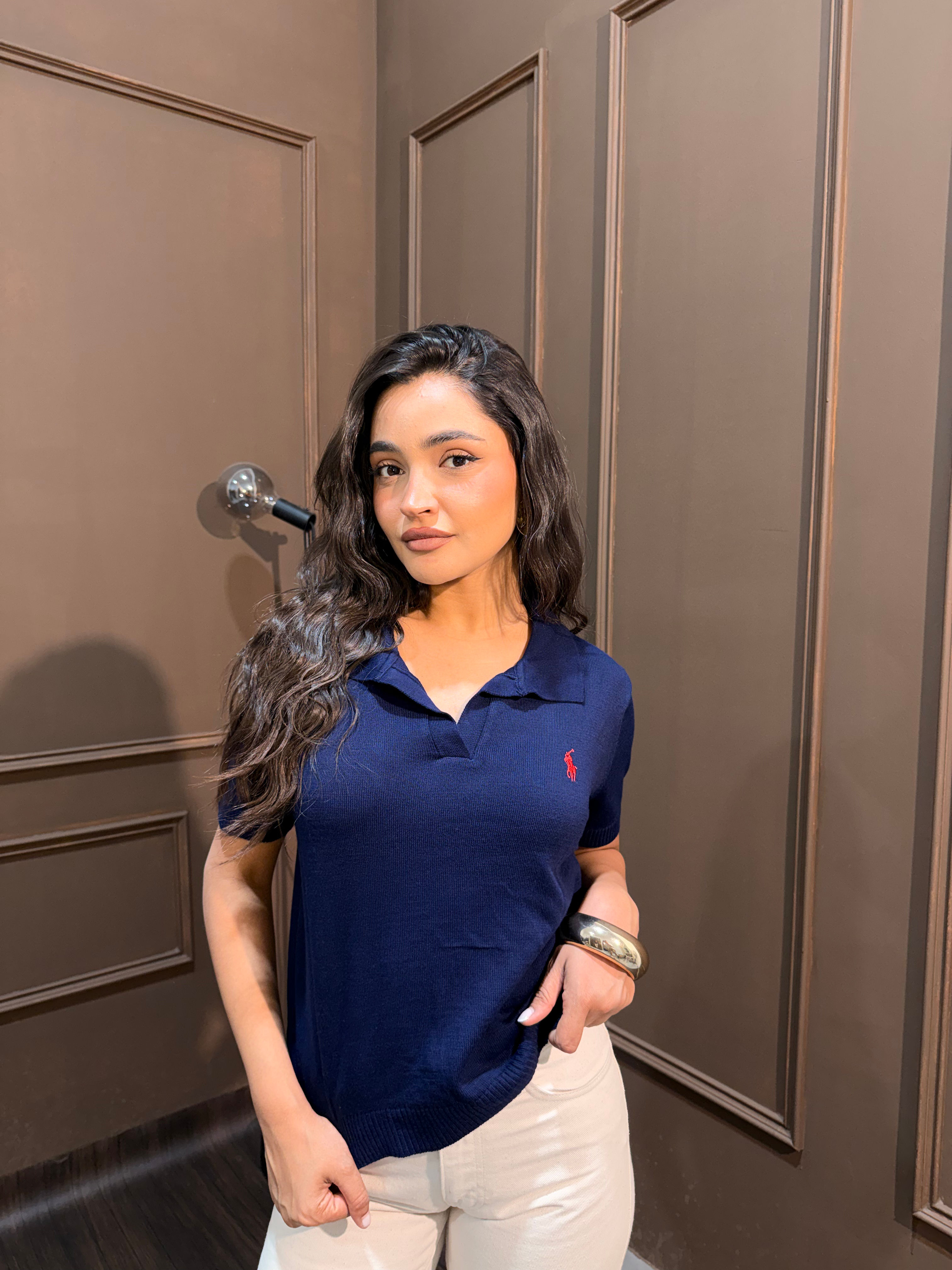 Polo كحلي