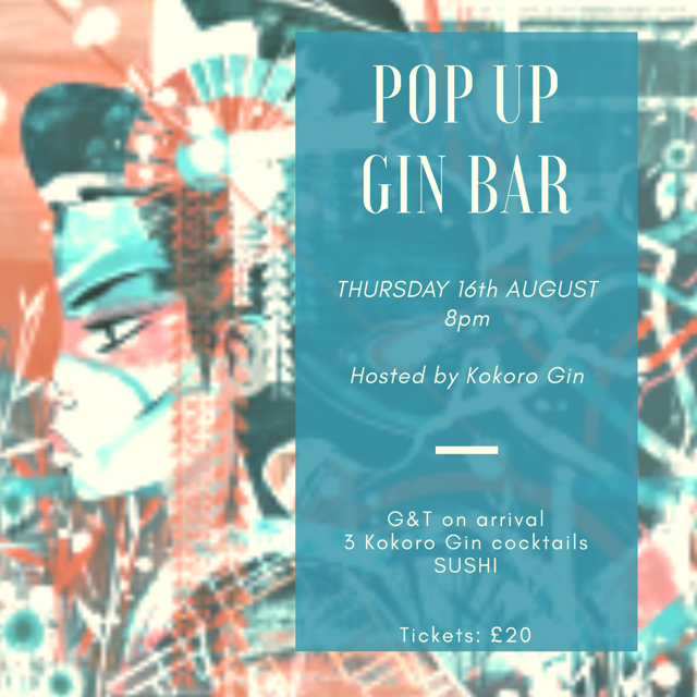 Kokoro Gin Pop up Party