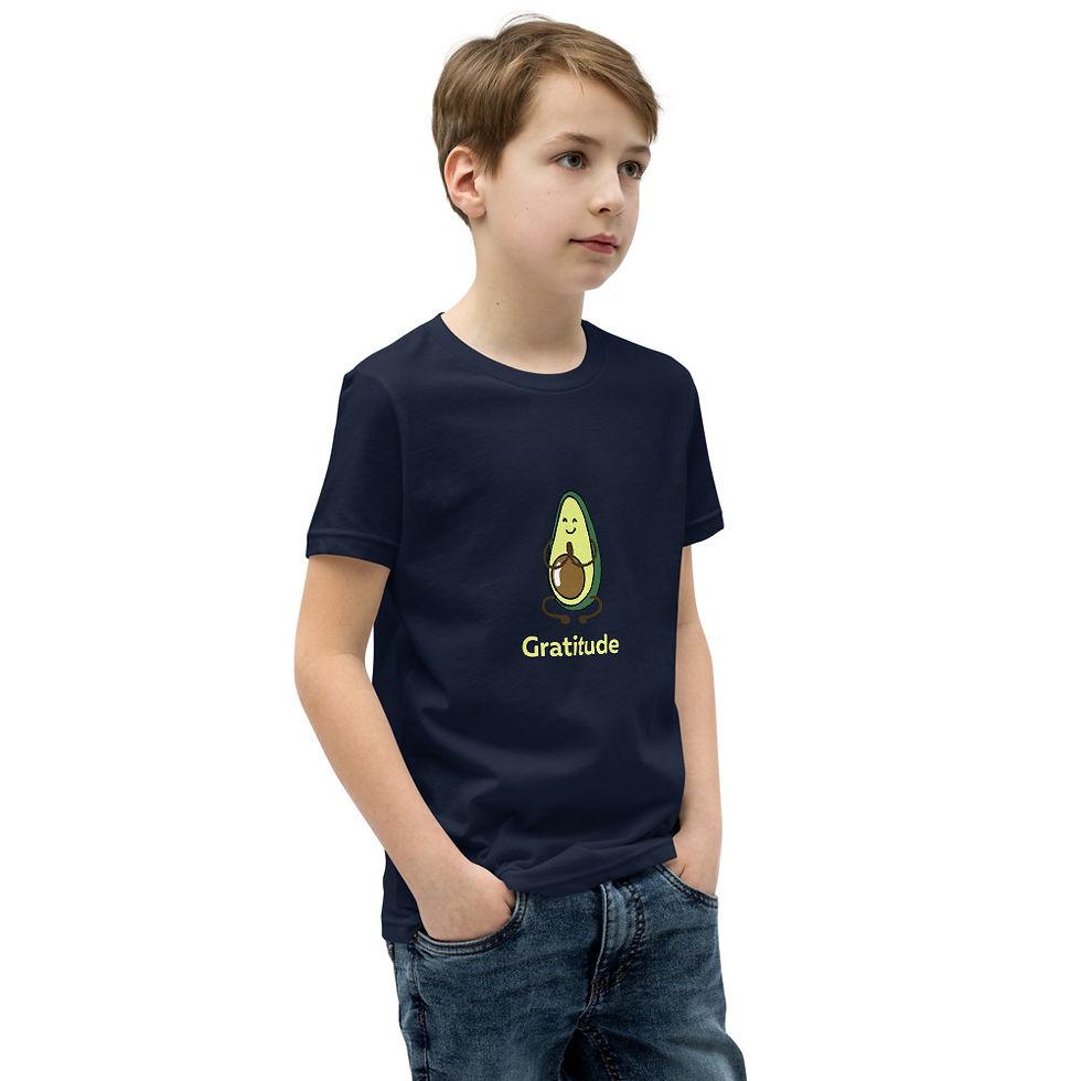 Thumbnail: "Gratitude" Youth Sleeve T-Shirt