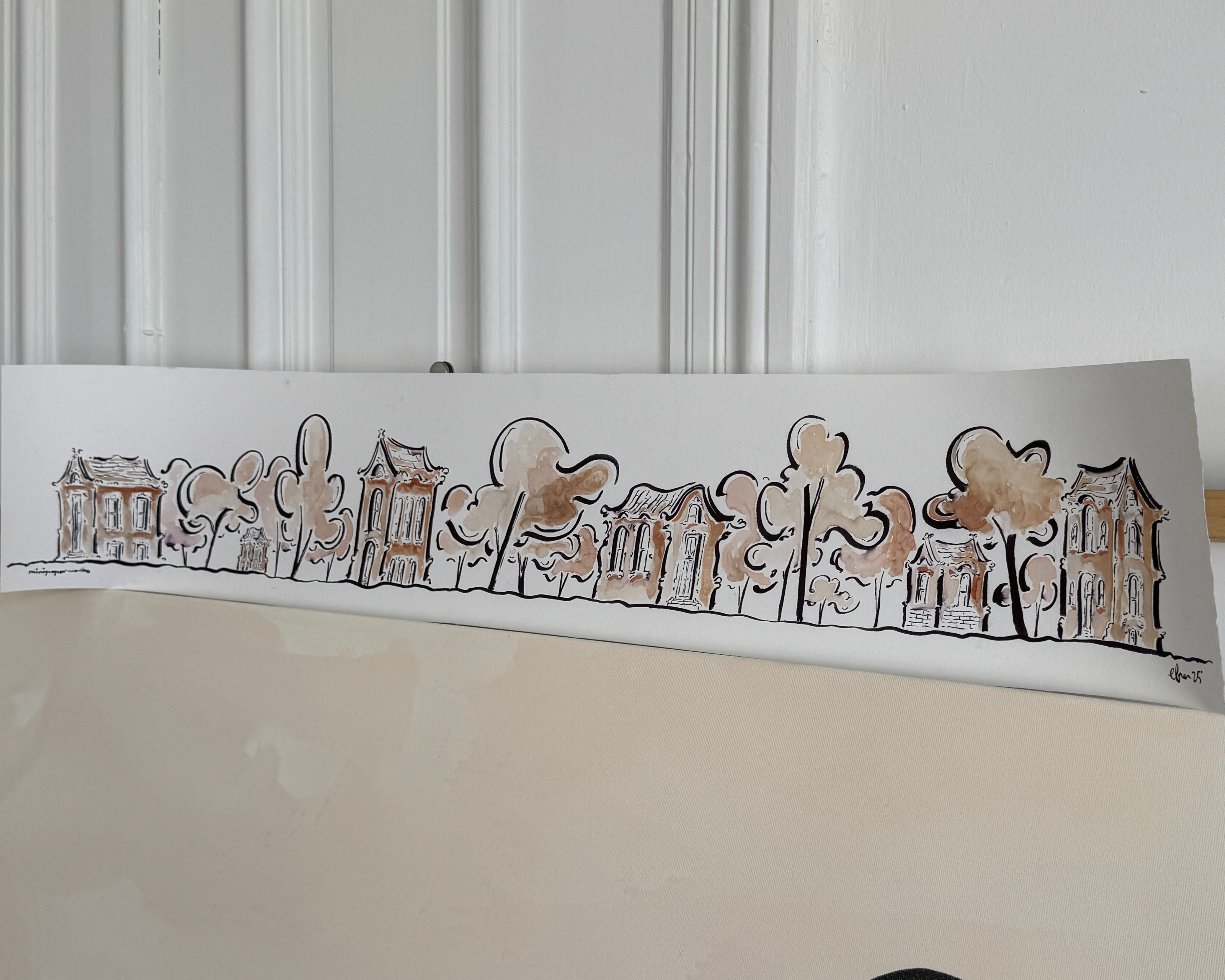 ink & watercolor on paper | 2025