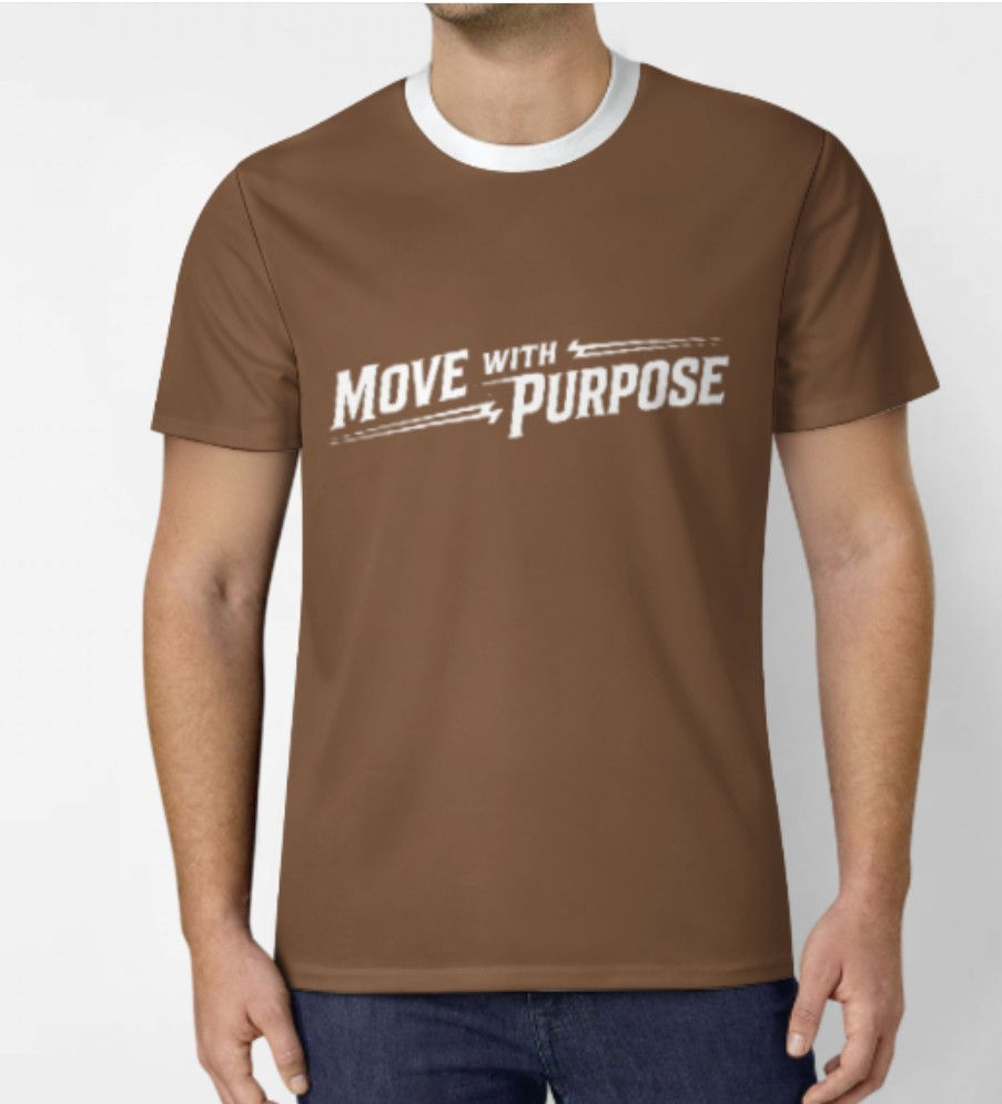 Thumbnail: Move With Purpose Men's Vintage T-shirts