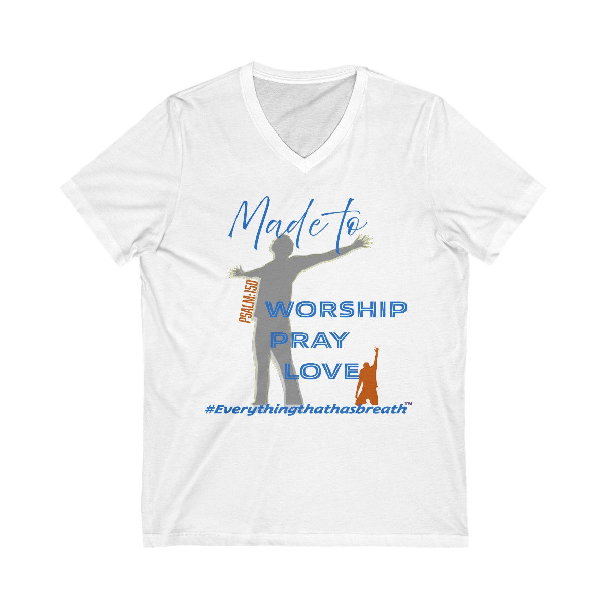 MADE TO WPL LOGO (Women) Short Sleeve V-Neck Tee