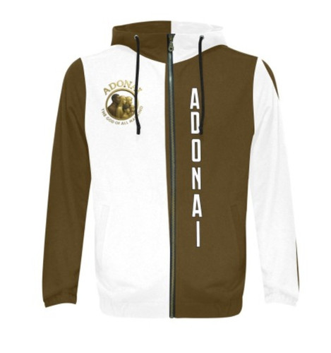 ADONAI Full Zip Hoodie | Inspired Apparel