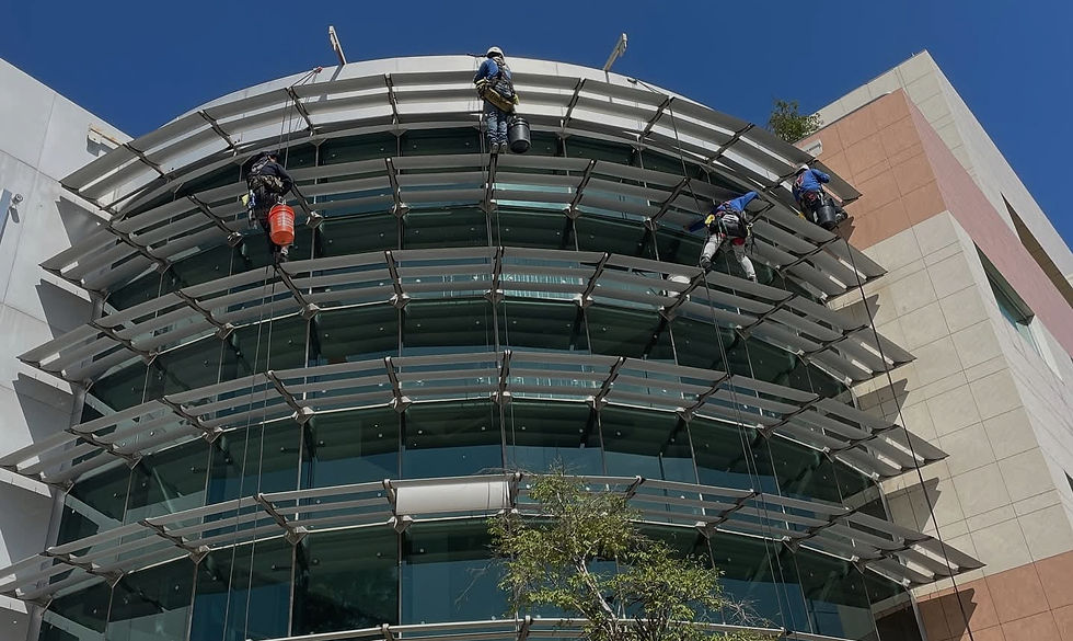 trabajos de altura y dificil acceso por medio de la tecnica rope acces