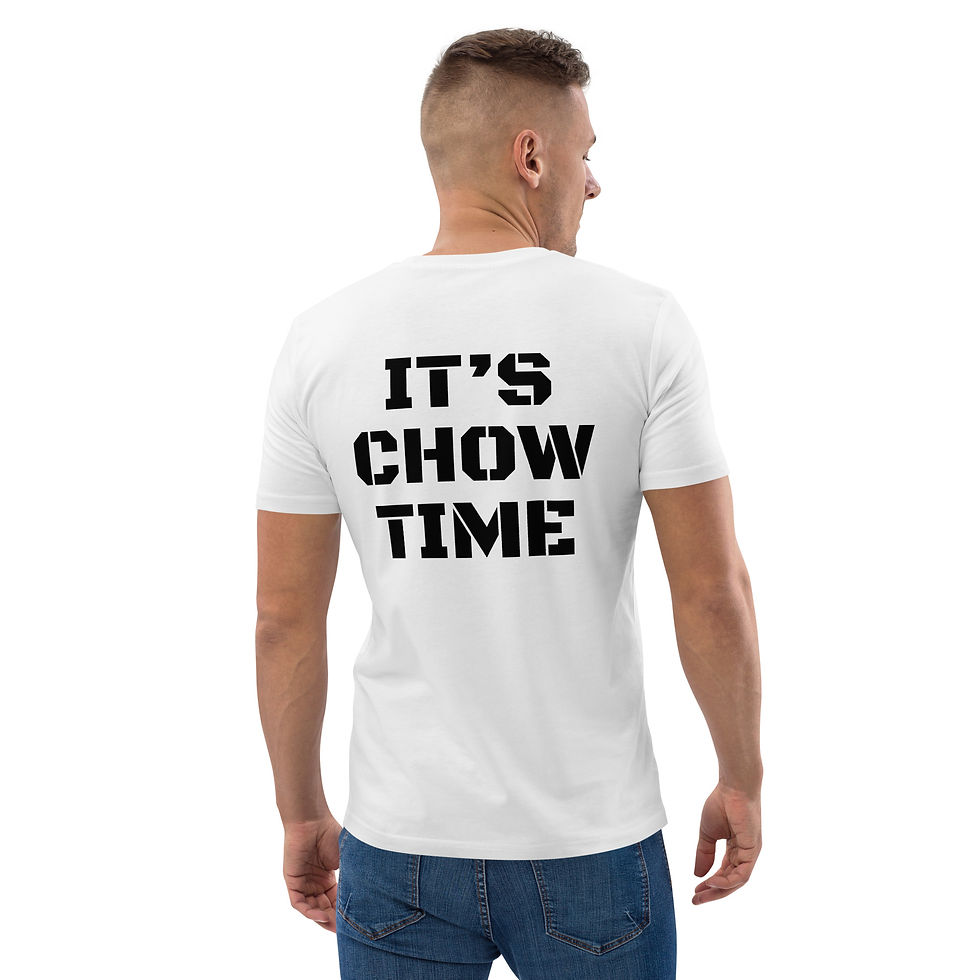 Miniatura: ITS CHOW TIME! Unisex cotton t-shirt