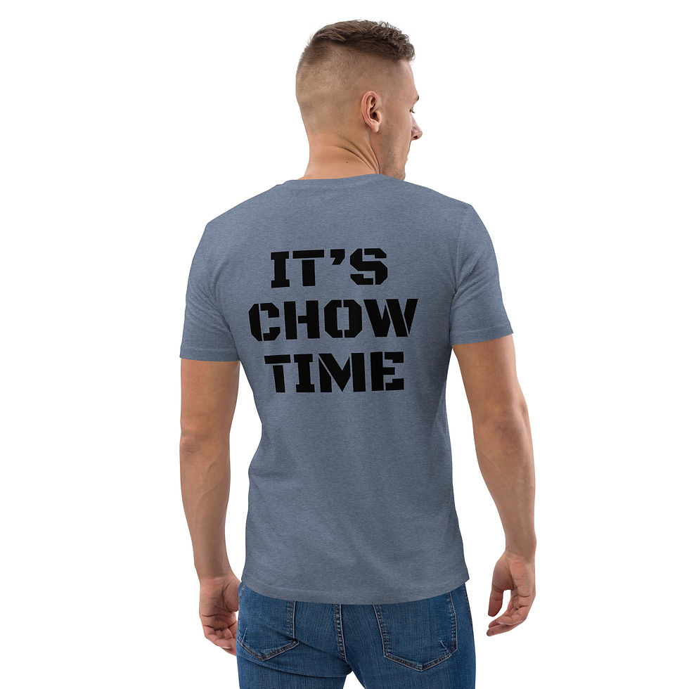 Miniatura: ITS CHOW TIME! Unisex cotton t-shirt