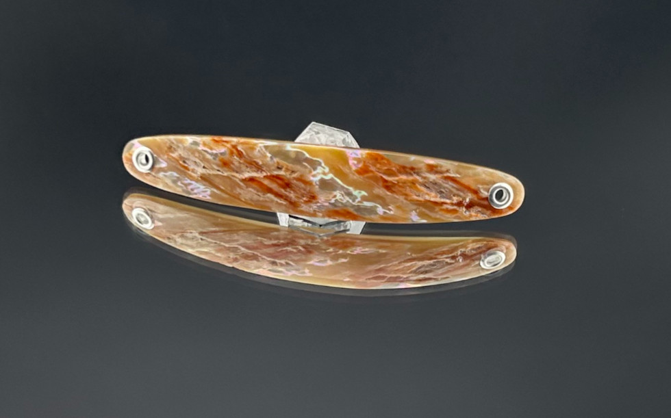 Goldfish - 72mm - Perlmuttspange
