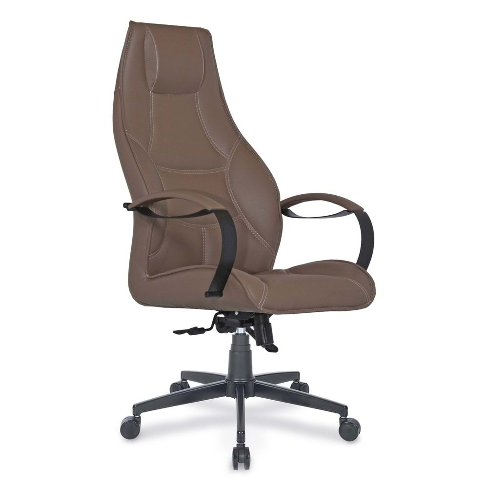 Masserati Müdür Koltuğu Multi Tilt Mekanizma Siyah Metal Ayaklı