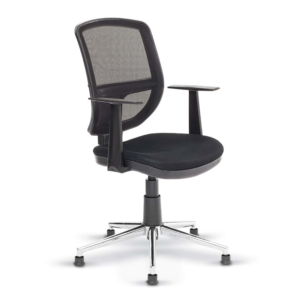 Jazy File Misafir Koltuğu Krom Yıldız Ayaklı