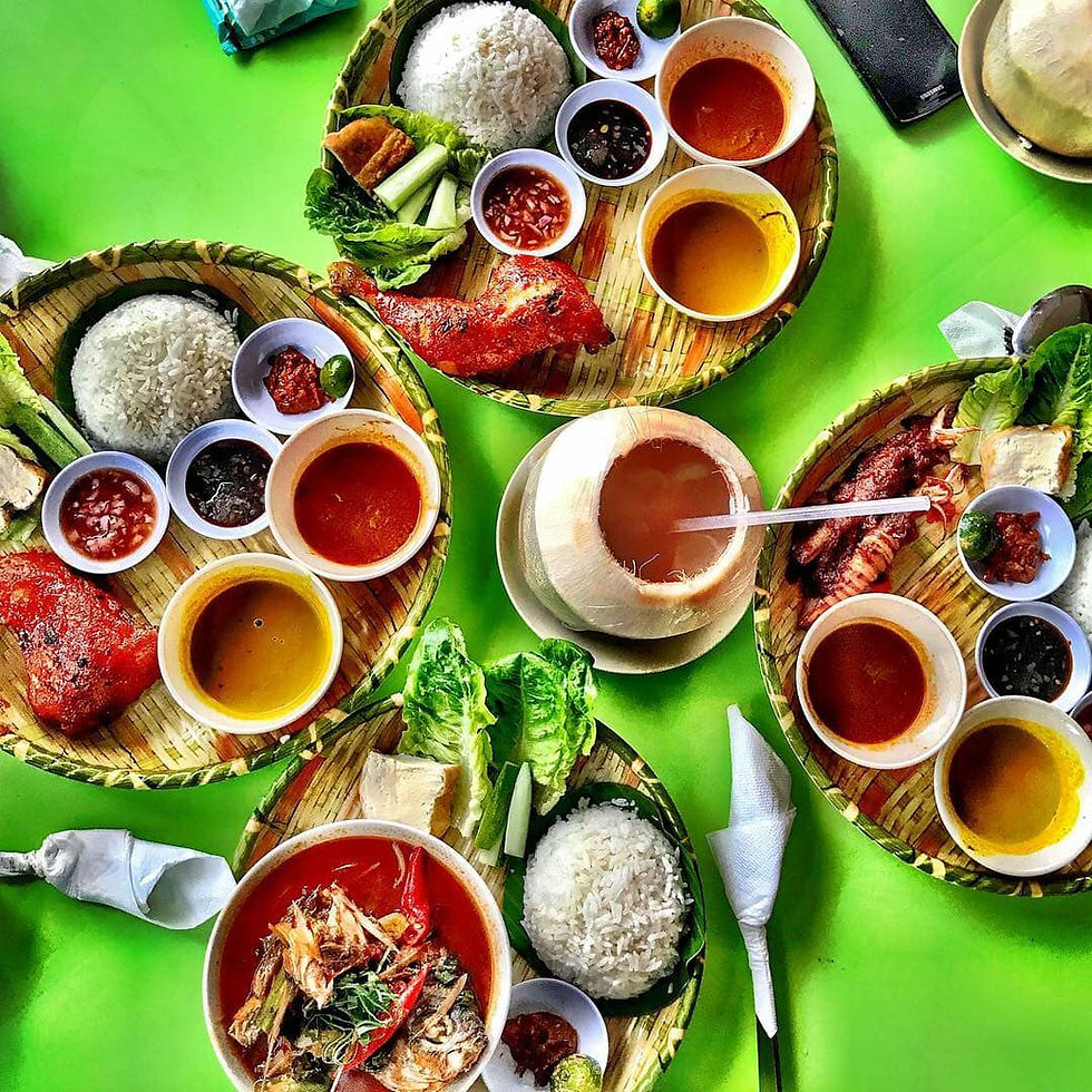 Arranged Food and Objects