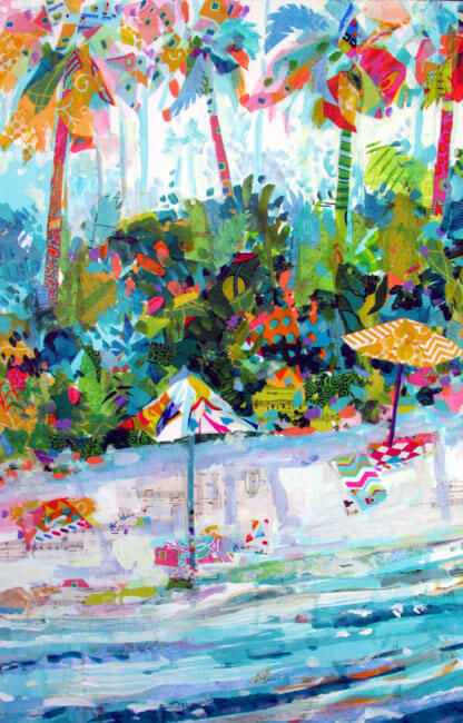 Thumbnail: Beach Brellies Tropical (Diptych)
